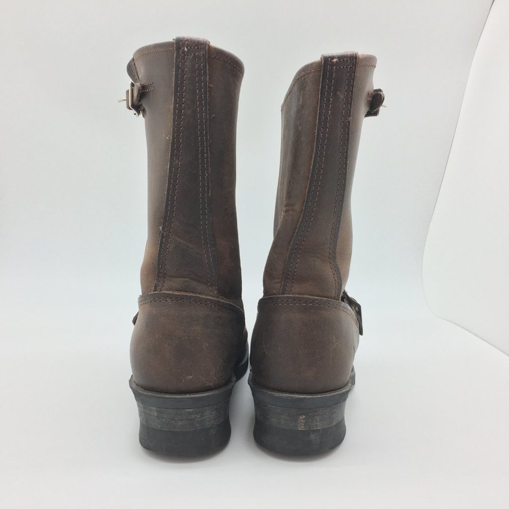 Frye Brown Leather Engineer Boots - Picture 5 of 12